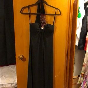 Black maxi dress
